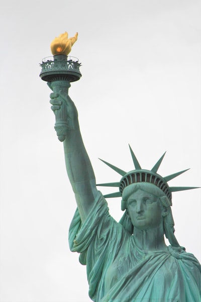 The statue of liberty in New York

